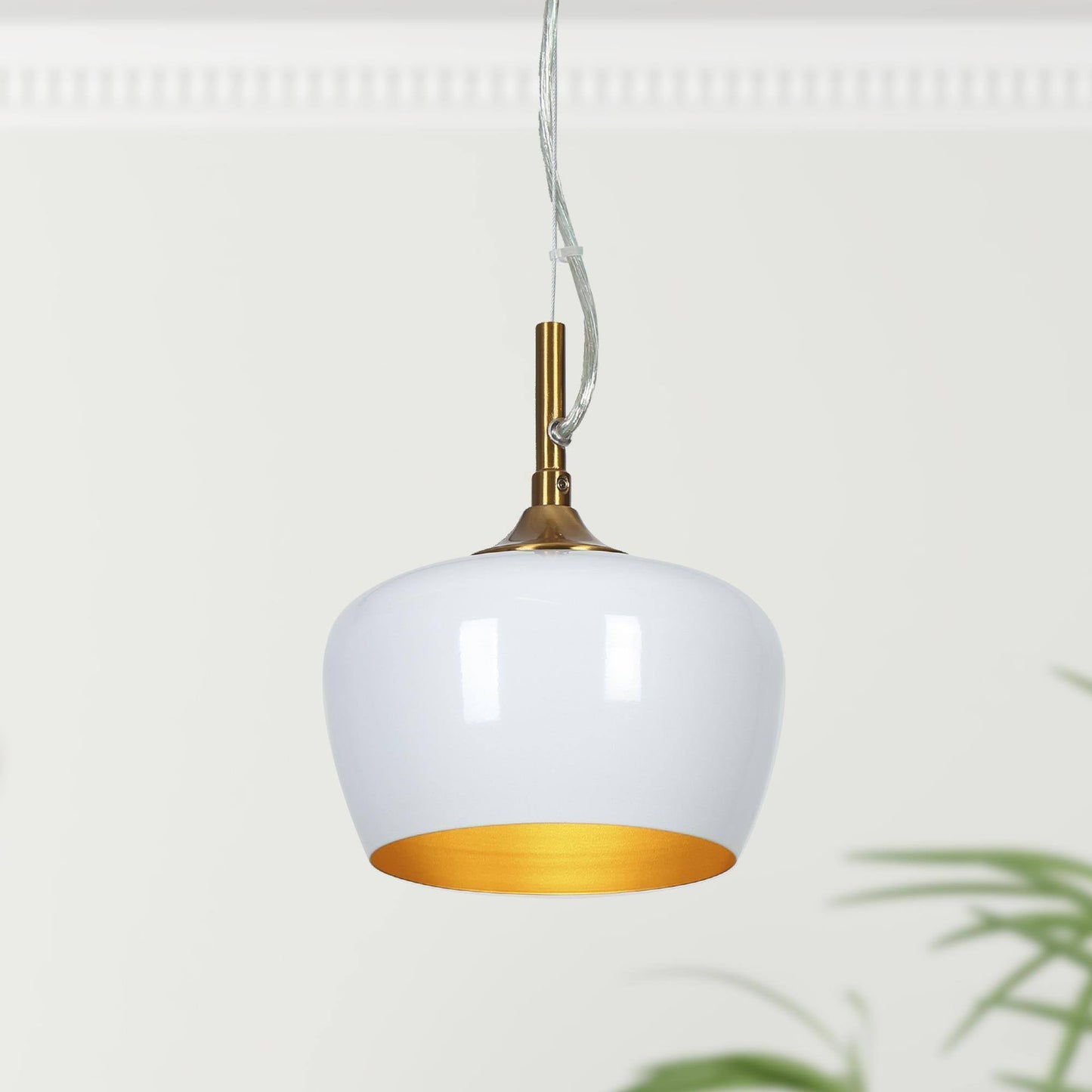 Resplandor 1-Light Mini Gold Modern Pendant Light Fixtures