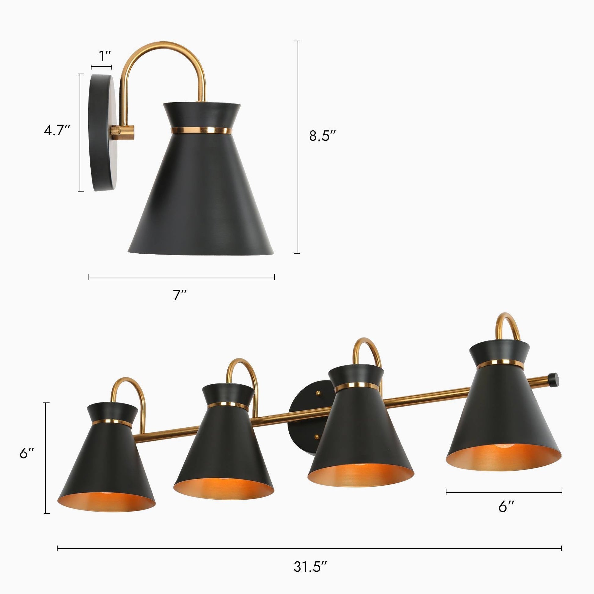 Noah 4-Light Vanity Light 