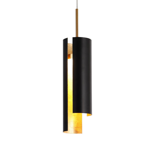 Welntscpia 1-Light Mini Black LED Modern Pendant Light Fixtures