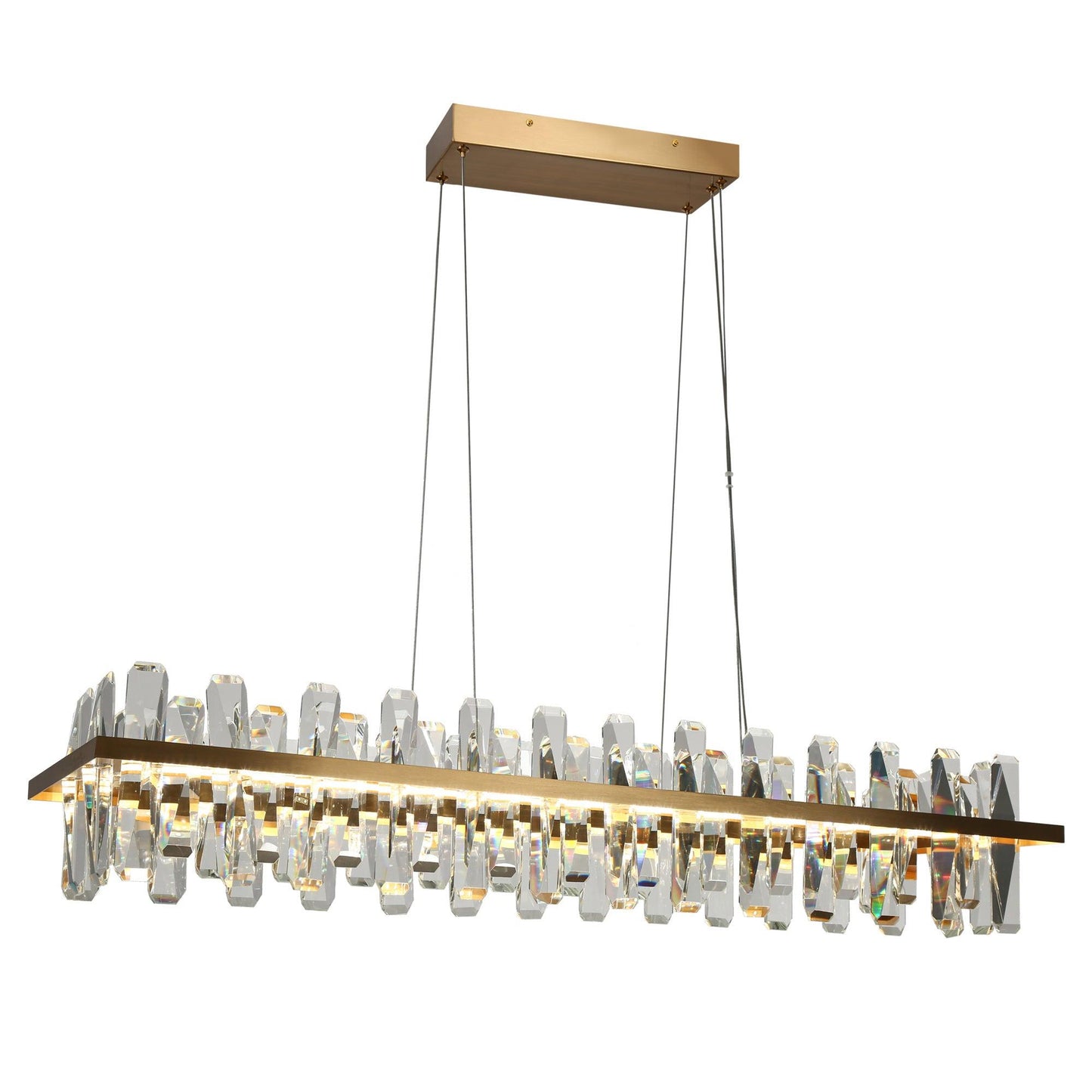 1-Light Large LED Kitchen Island Chandelier - Belles Lighting