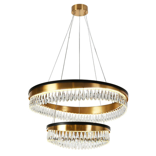 2-Light LED Glam Chandeliers - Belles Lighting