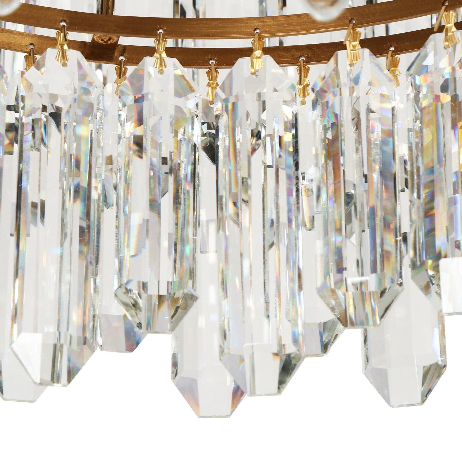 9-Lights Crystal Chandeliers - Belles Lighting