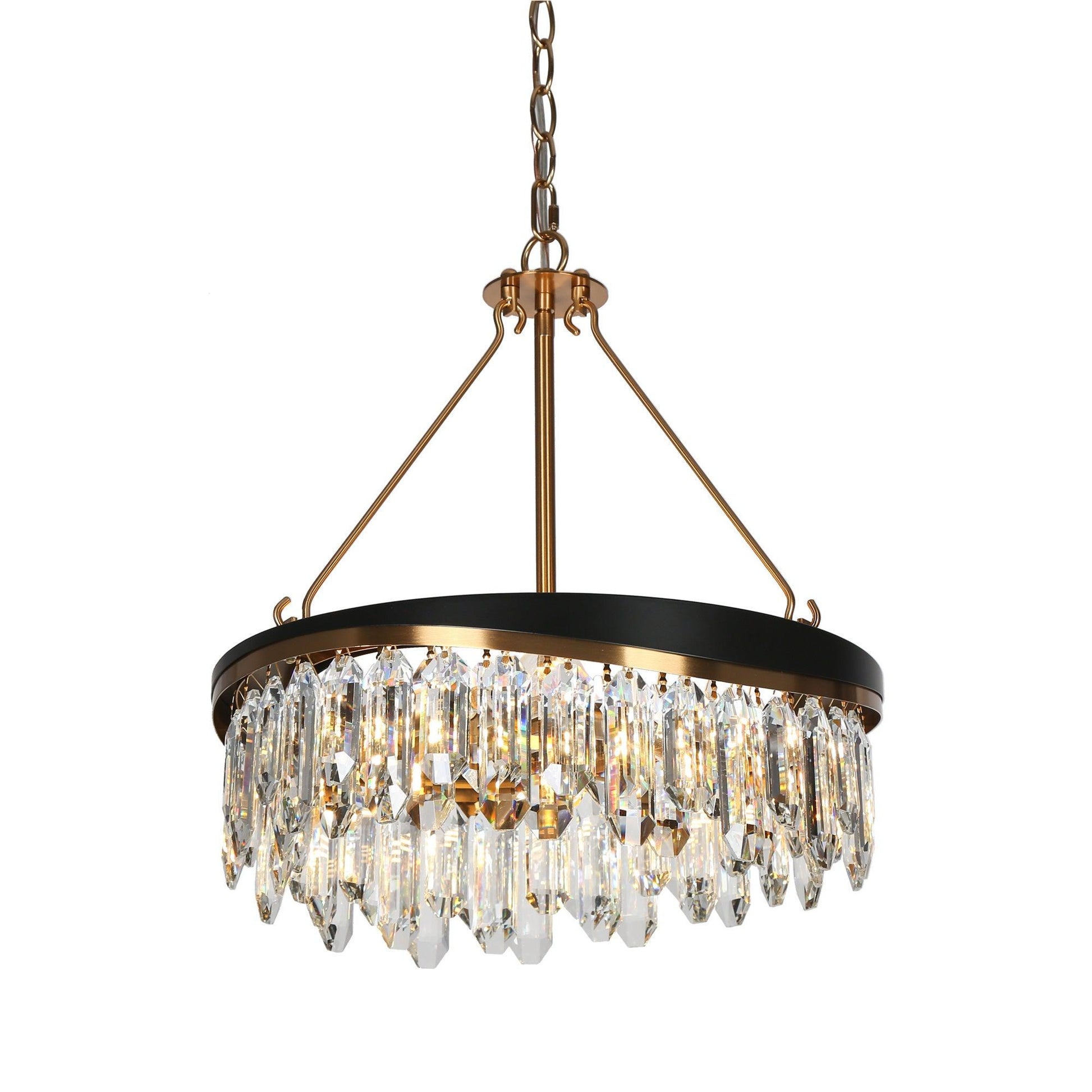 4-Light Modern Crystal Chandeliers - Belles Lighting