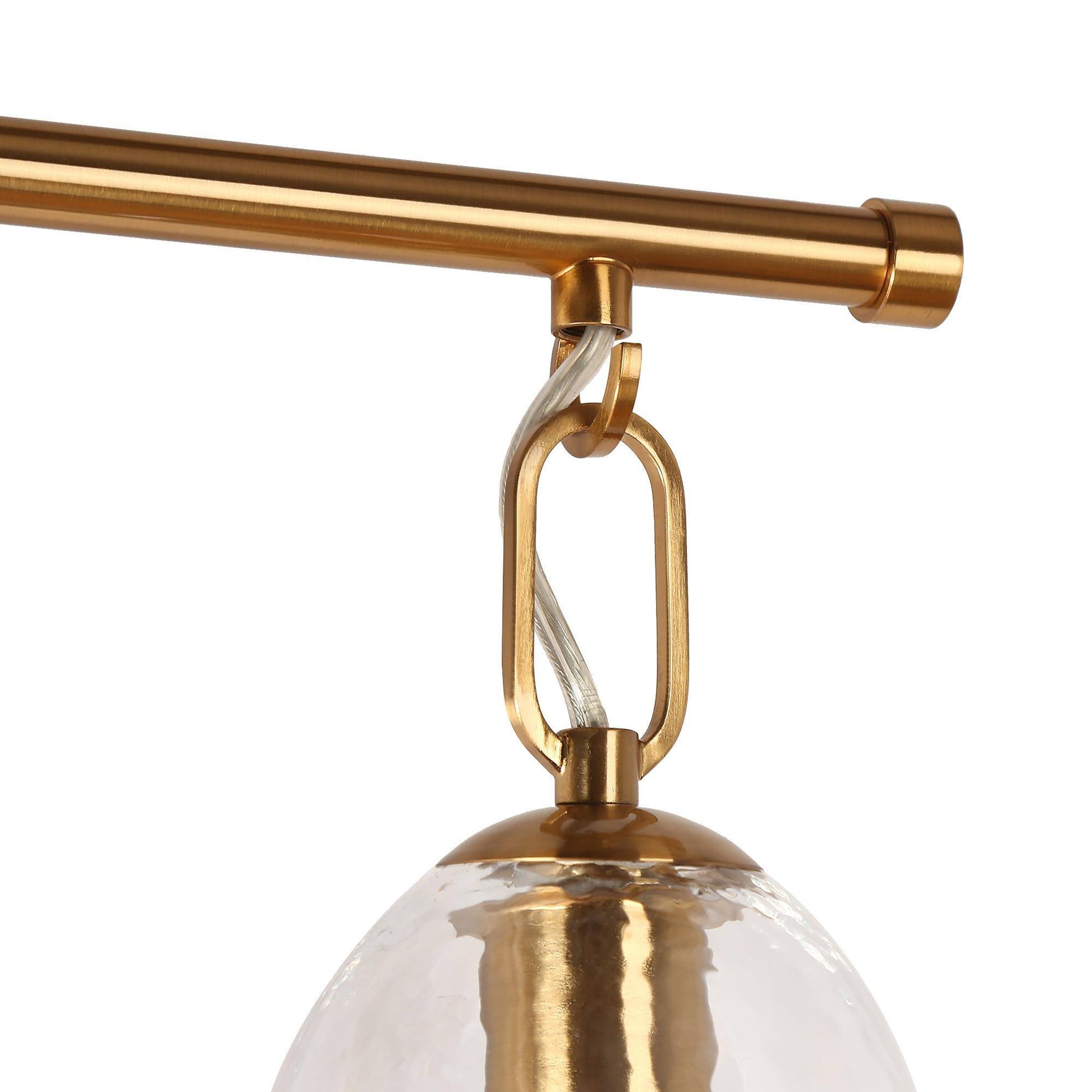 Blobfish 3-Light Brass Vanity Light