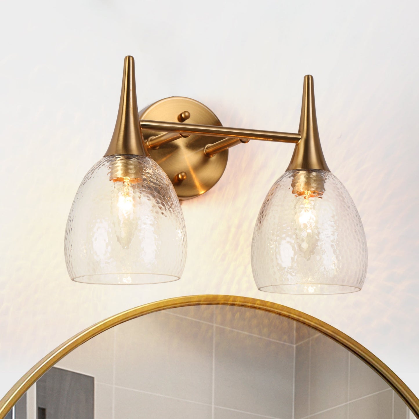 Cymerlarity 1-Light Brass Vanity Light