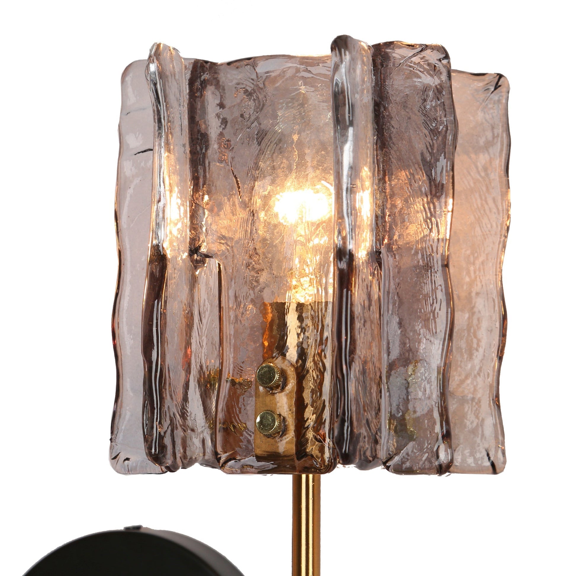 Echonalyri 2-Light Black and Brass Vanity Light