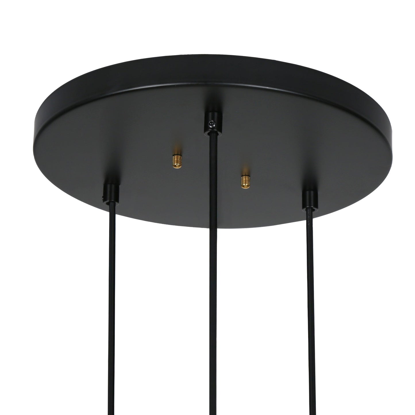 Anila 3-Light Small Black Chandelier