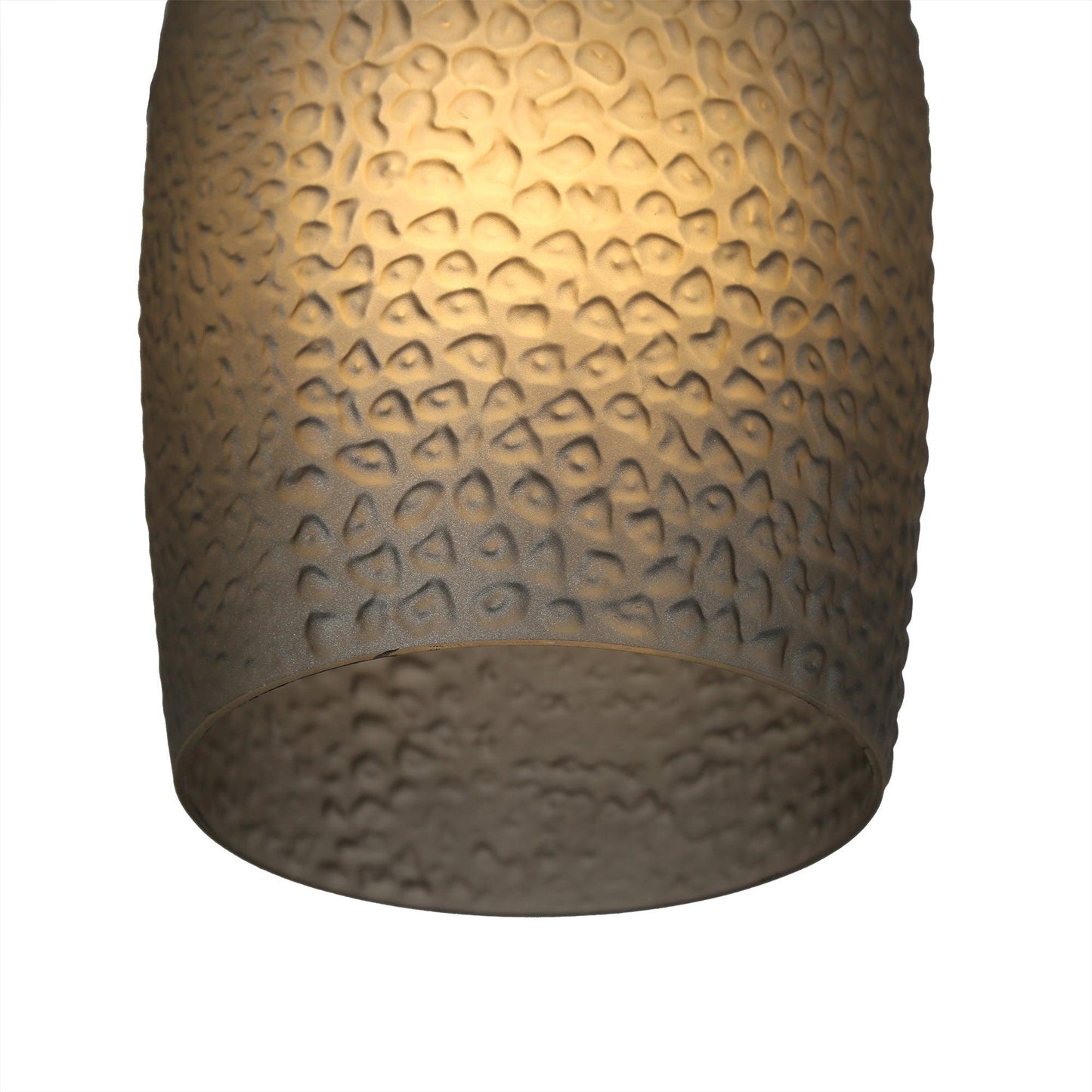 1-Light Gold Smoky-Gray Pendant Light - Belles Lighting