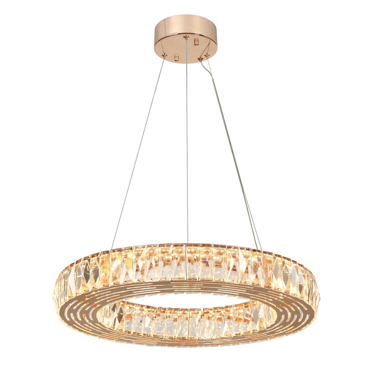 Crystal LED Wagon Wheel Chandelier Lights - Belles Lighting