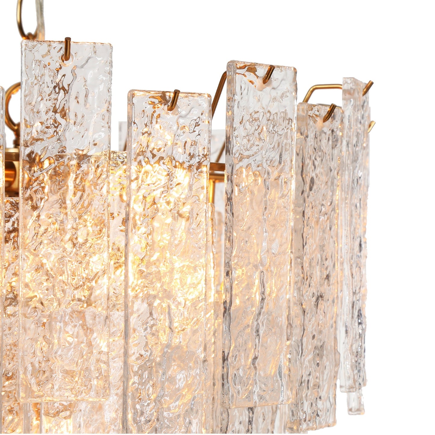 Engaveric 8-Light Small Brass Chandelier