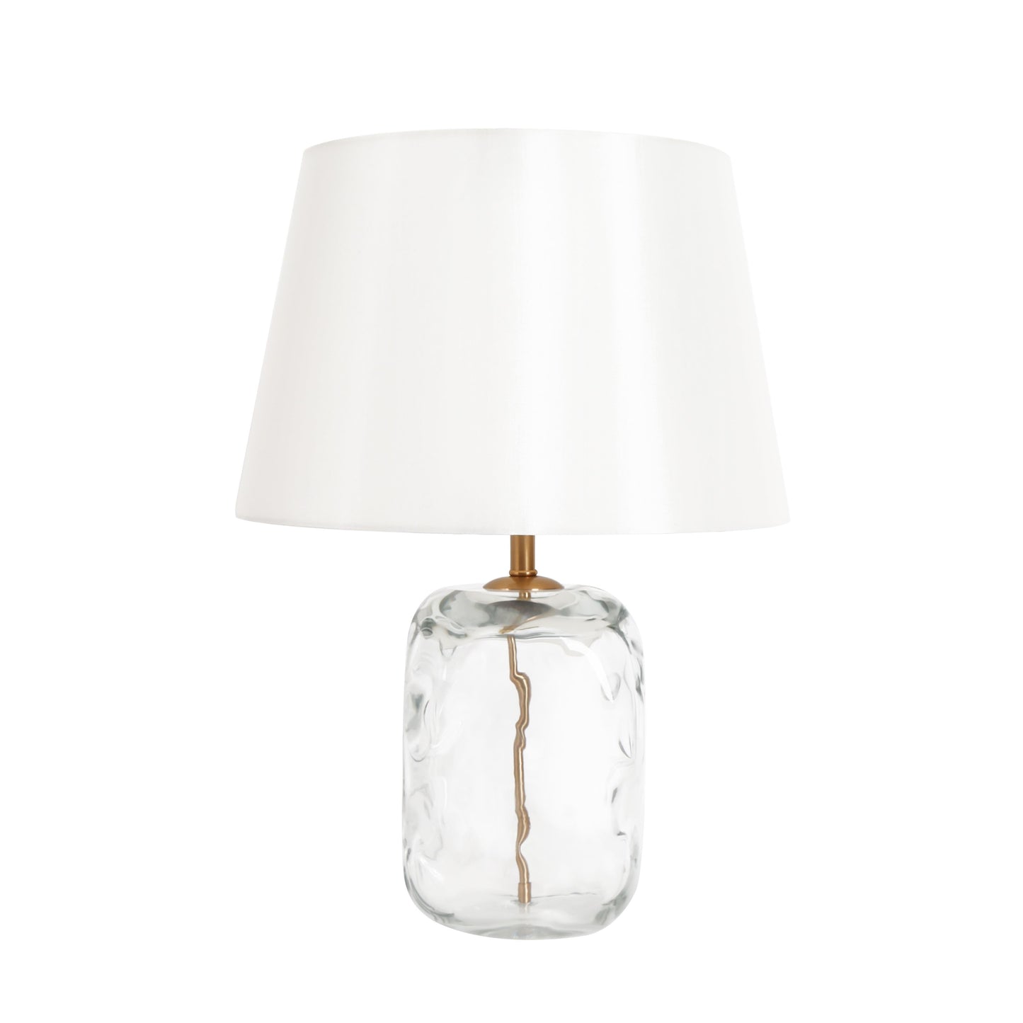 Flabellum 22.4"H 1-Light Glass Table Lamp