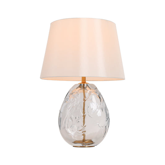 Flabellum 23.6"H 1-Light Crystal Table Lamp