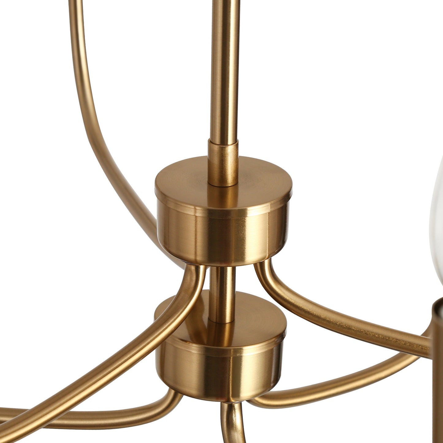 Astrideer 6-Light Large Brass Chandelier