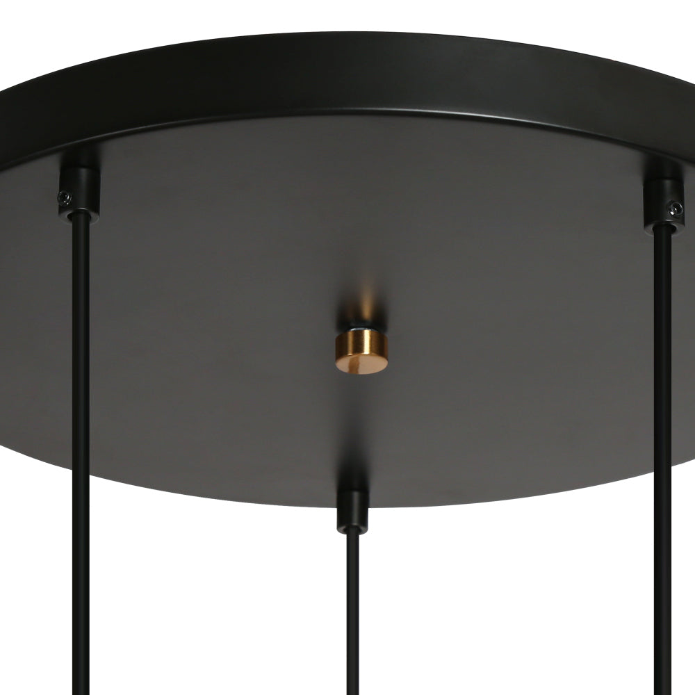 Letophafos 5-Light Small Black Chandelier