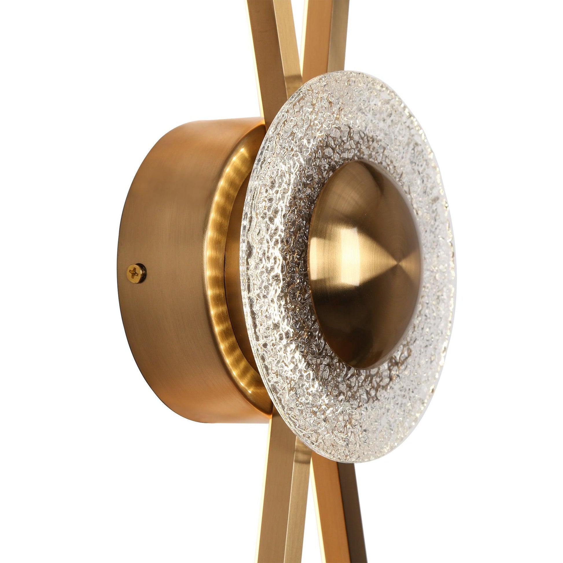 4-Light Brass LED Wall Sconce - Belles Lighting