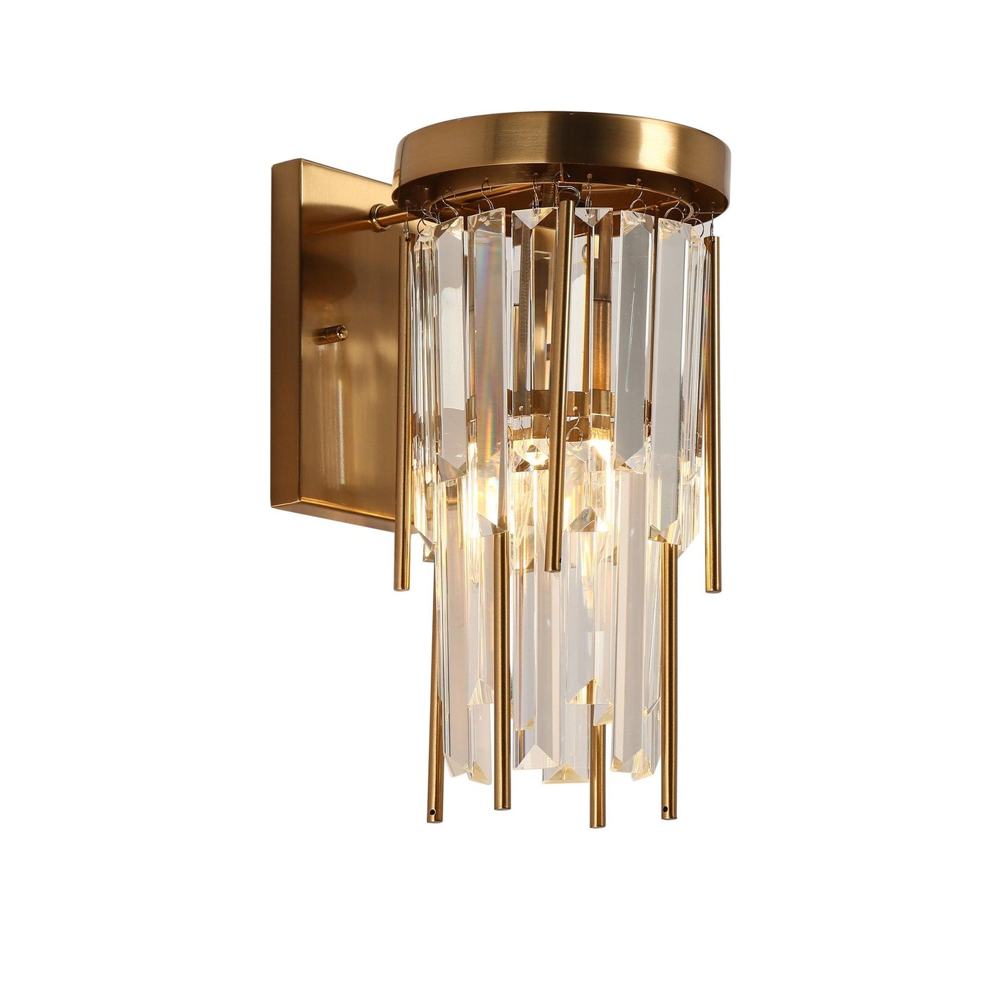 1-Light Crystal Wall Sconce - Belles Lighting