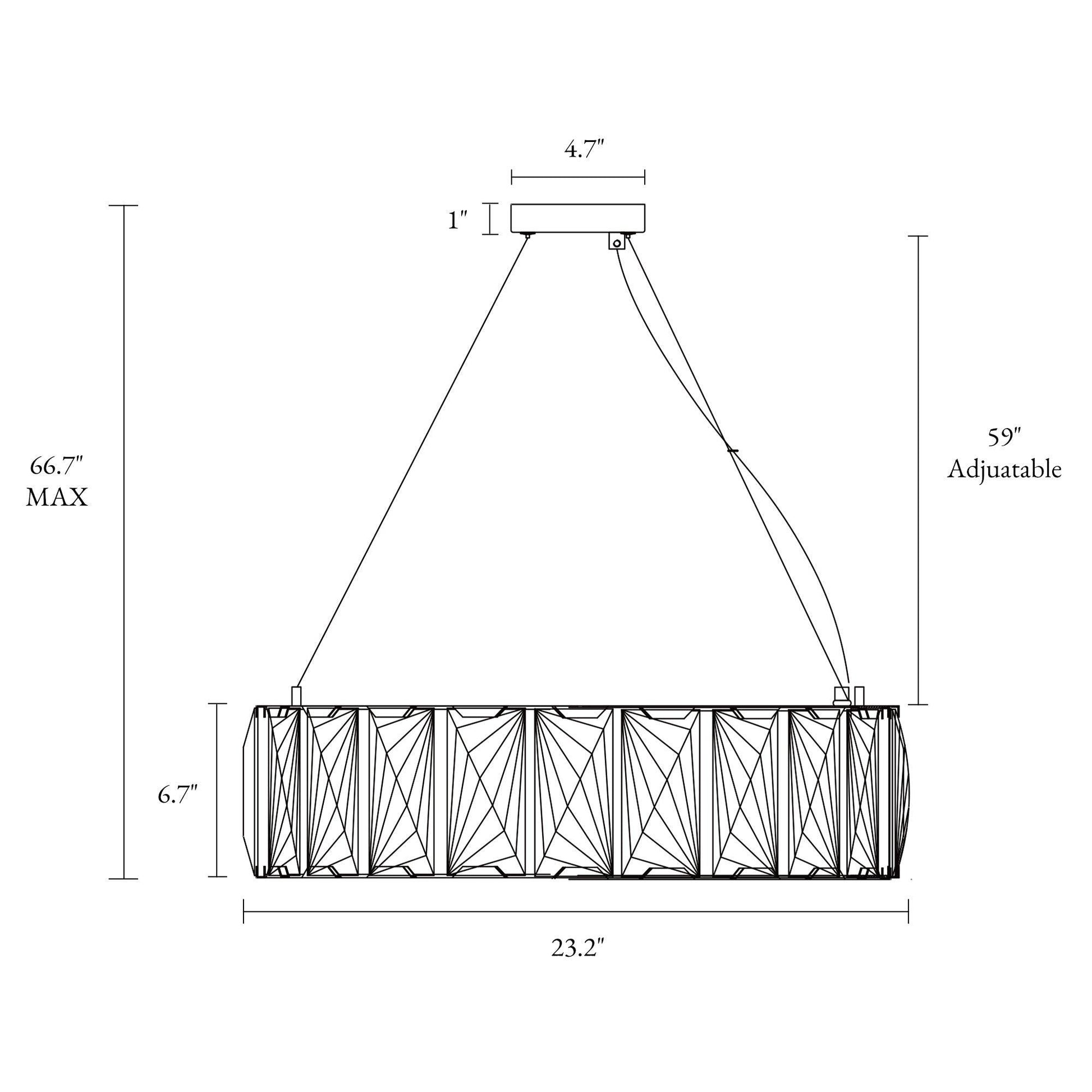 6-Light Brass Crystal Drum Chandeliers - Belles Lighting