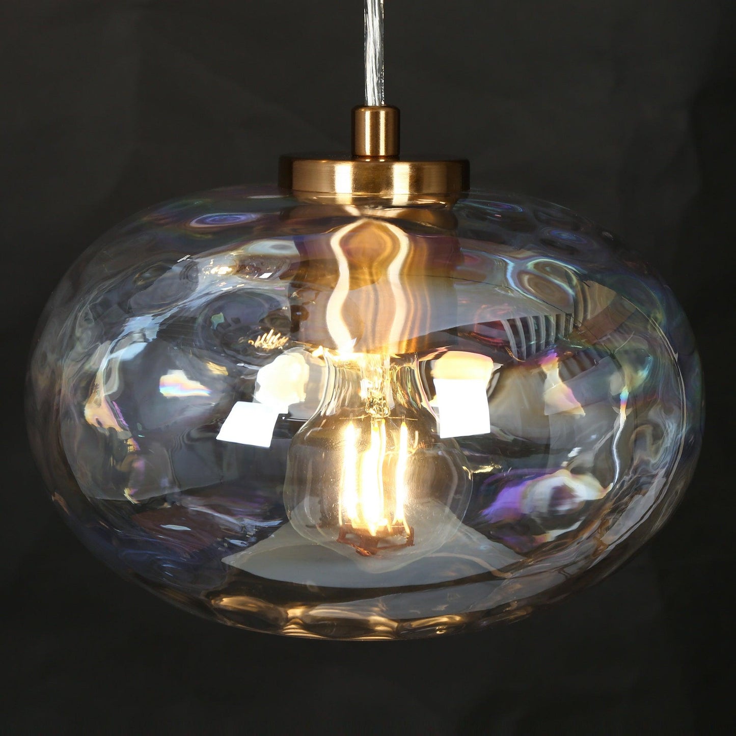 3-Light Colorful Glass Chandeliers Pendant Cluster - Belles Lighting