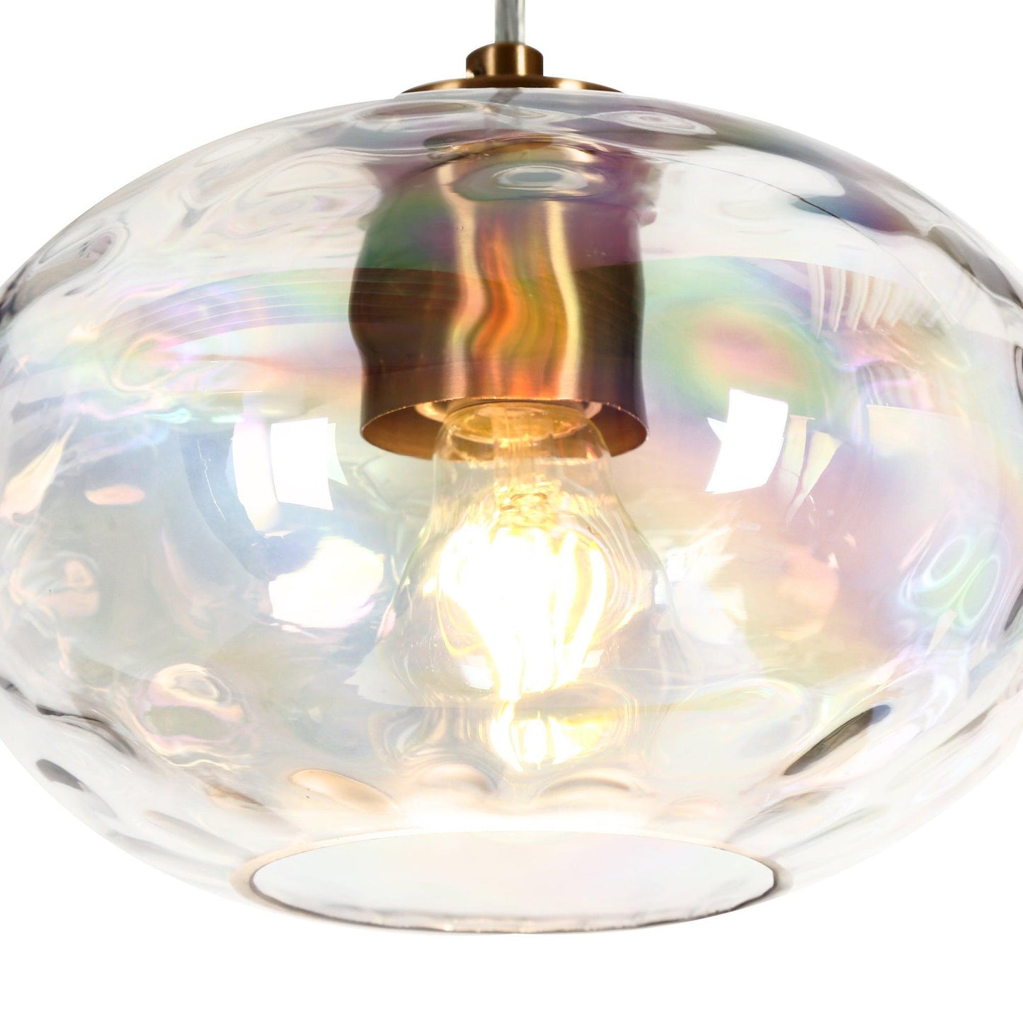 5-Light Colorful Glass Cluster Chandeliers - Belles Lighting