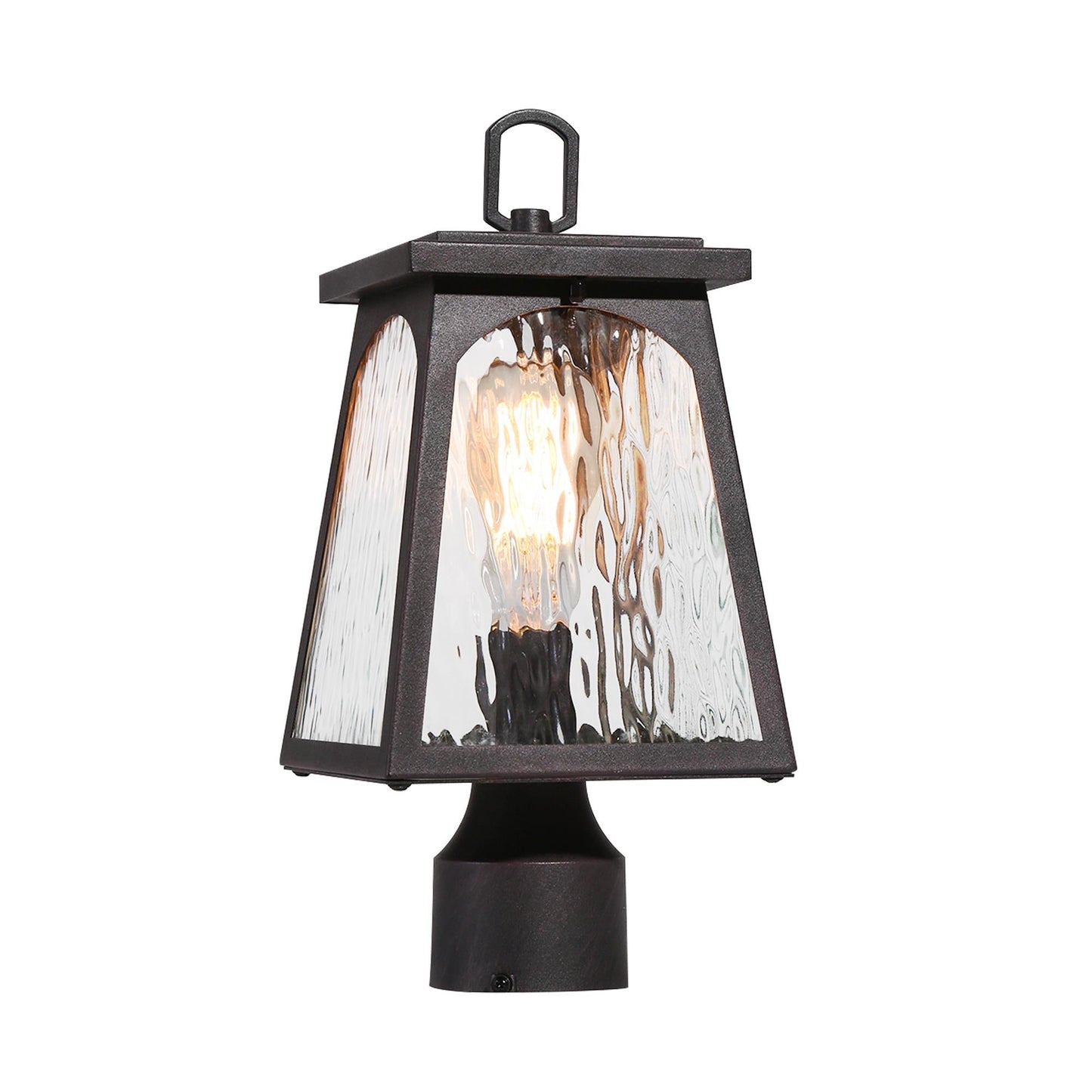 Arctifyra 14.6"H 1-Light Black Outdoor Post Light