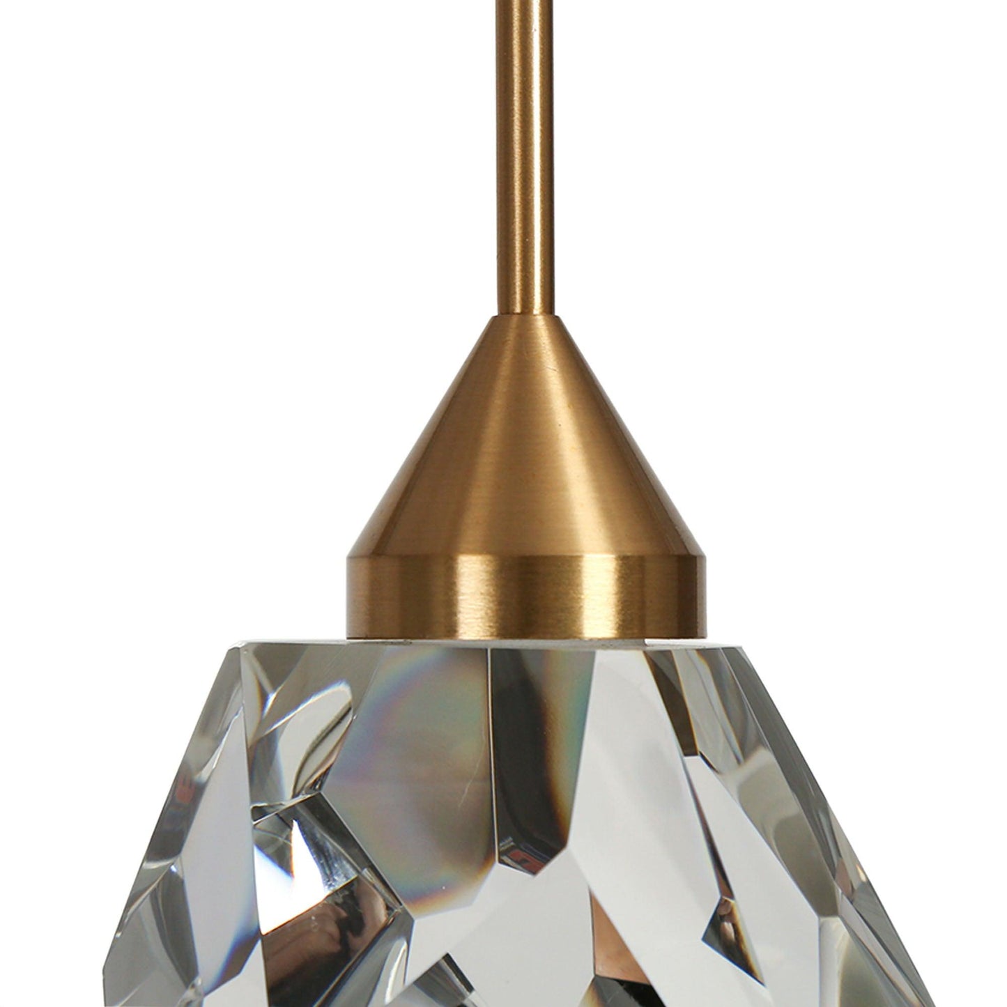 1-Light LED Crystal Pendant Lights - Belles Lighting