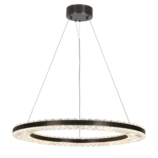 1-Light LED Ring Chandeliers - Belles Lighting