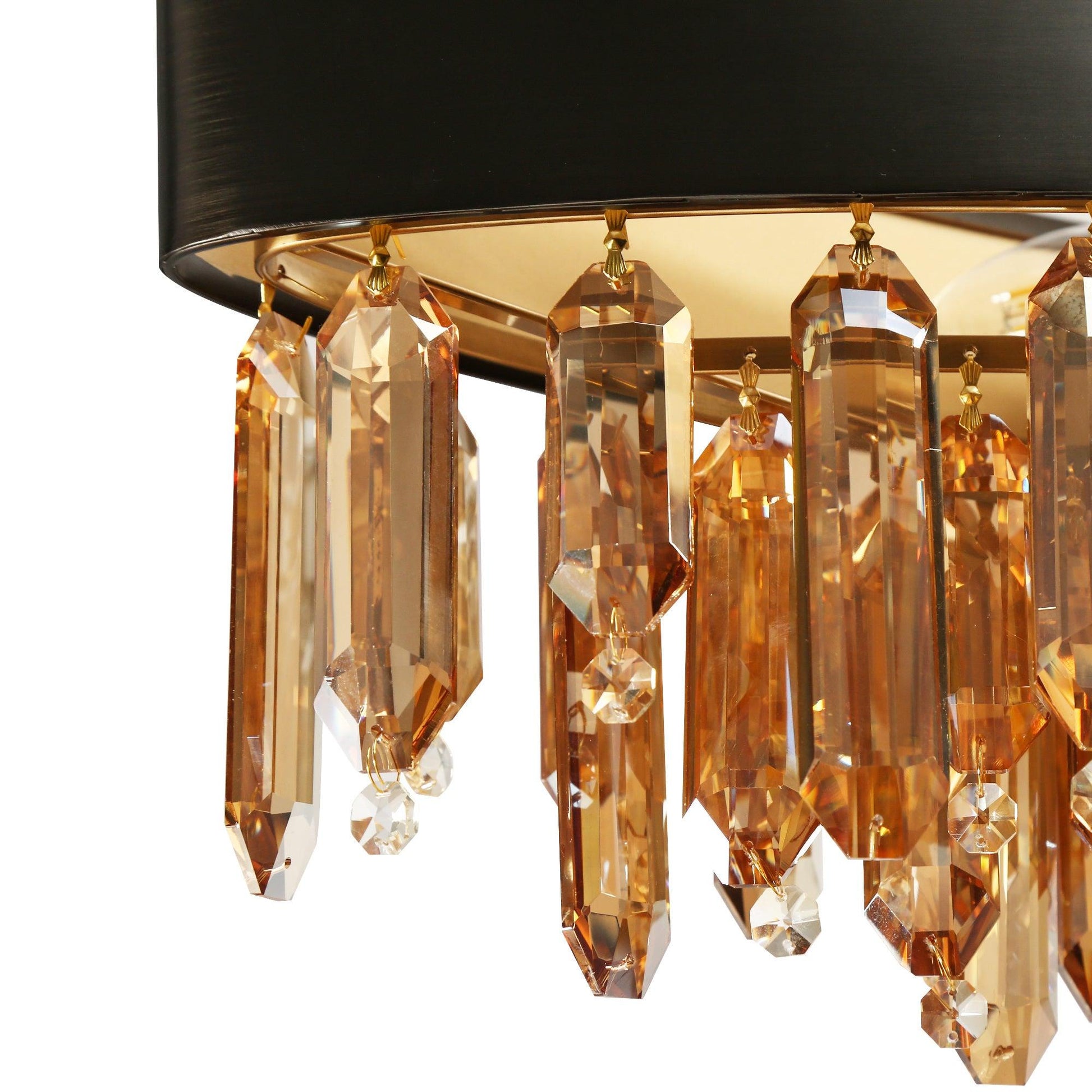 10-Light Crystal Kitchen Island Chandeliers - Belles Lighting