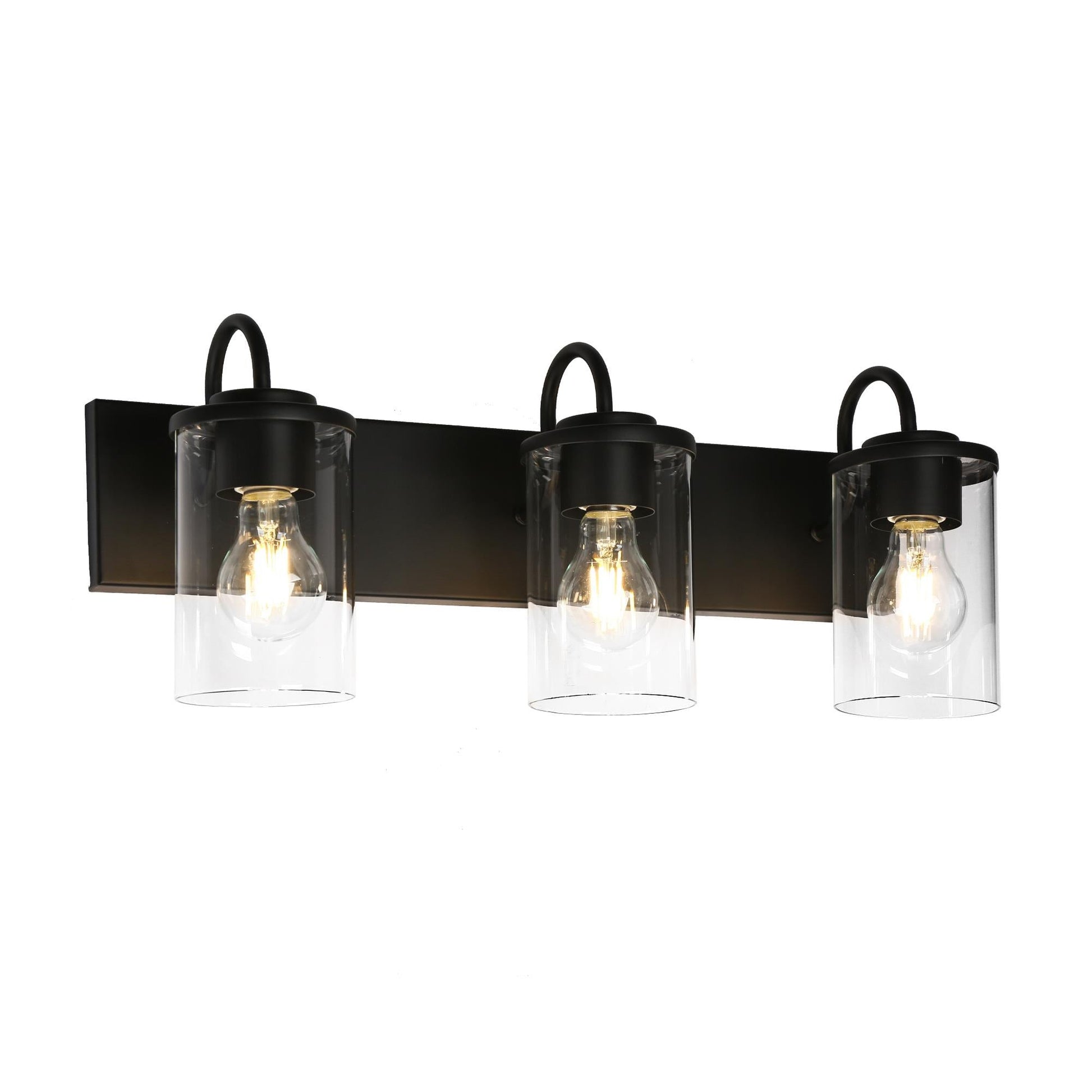 Clytaemnestric 3-Light Black Vanity Light