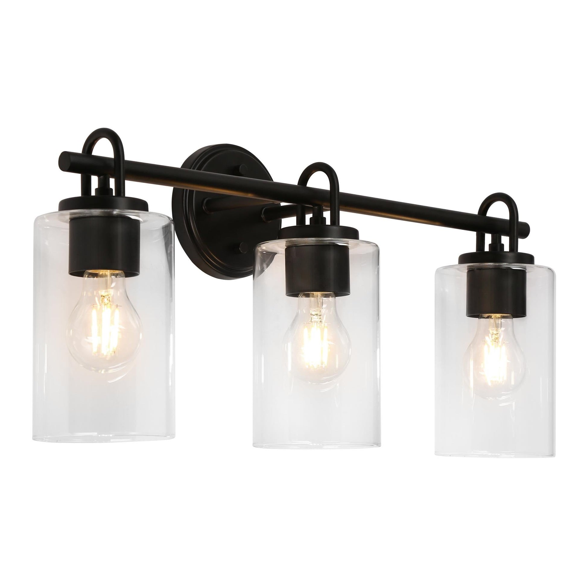 Naturestrl 3-Light Black Vanity Light