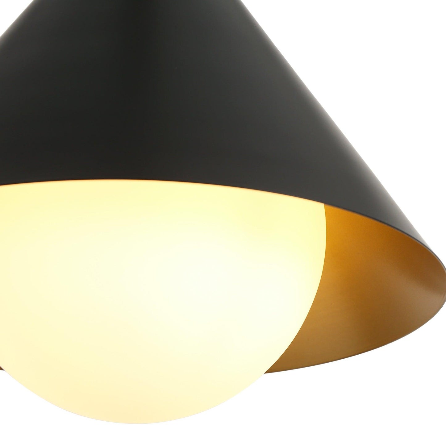 1-Light Pendant Light with Frosted Glass Shade - Belles Lighting