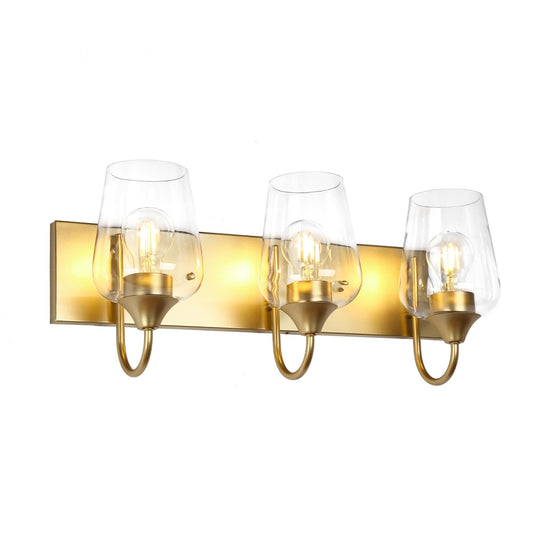 Rambutan 3-Light Gold Vanity Light