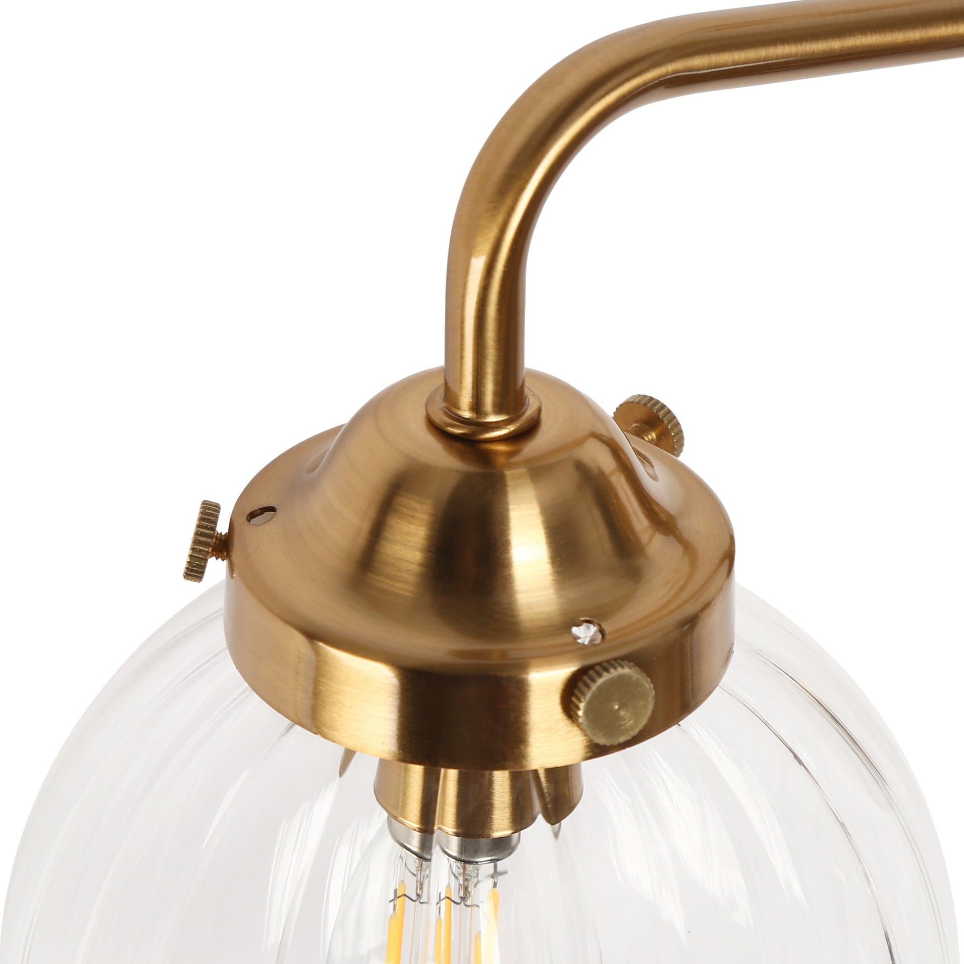 Amarantiser 3-Light Brass Vanity Light