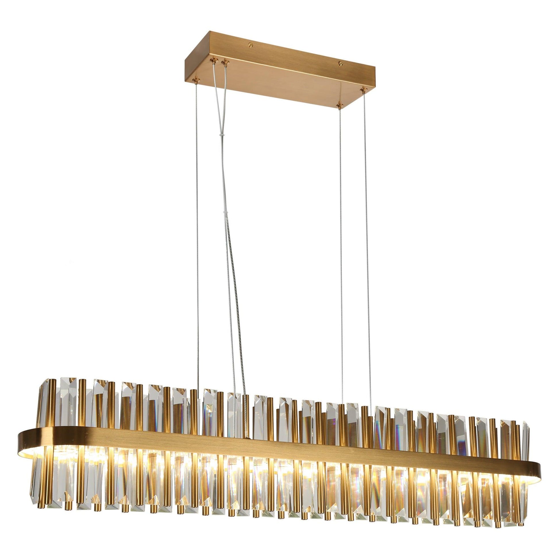 1-Light LED Kitchen Island Chandelier - Belles Lighting