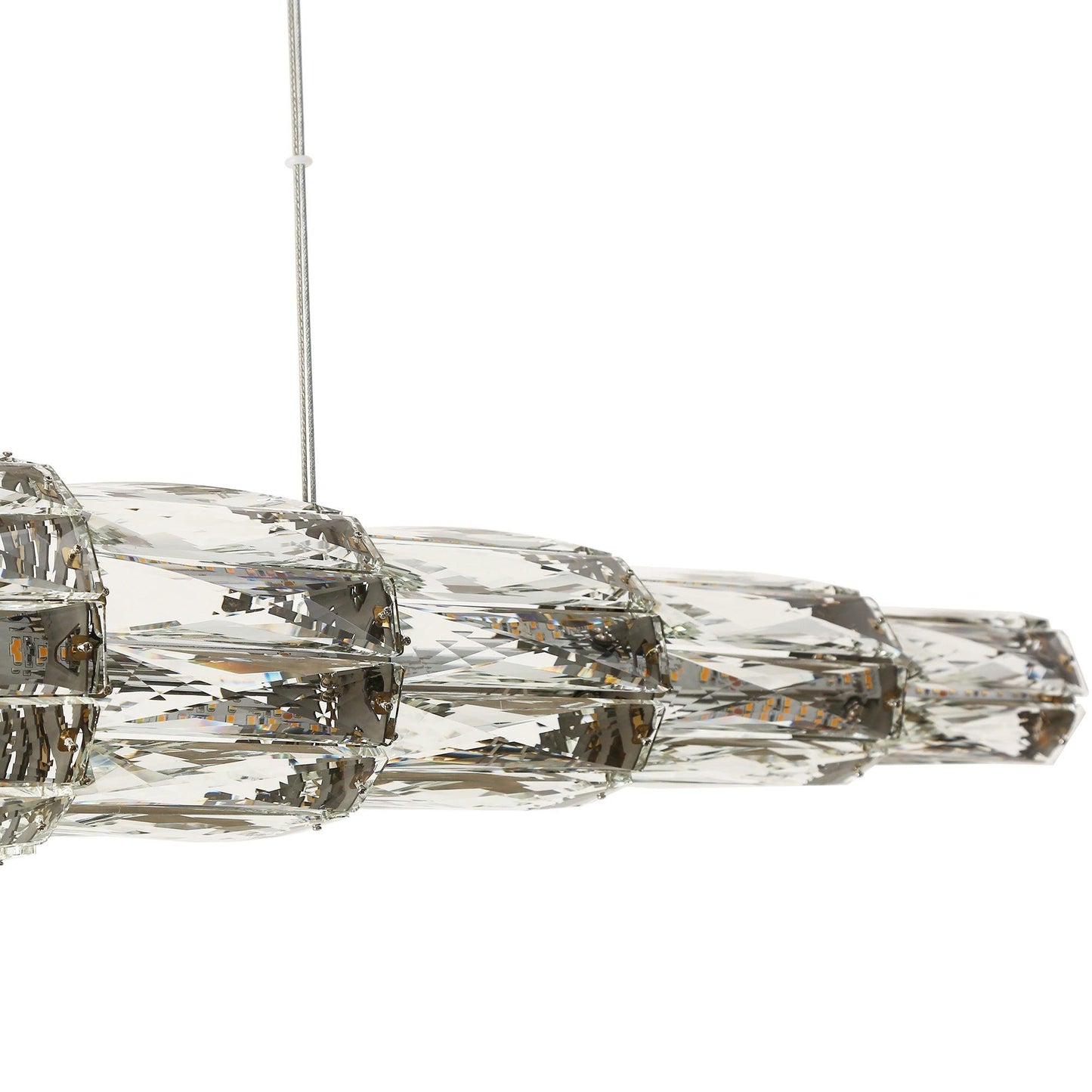 1-Light LED Crystal Kitchen Island Chandeliers - Belles Lighting