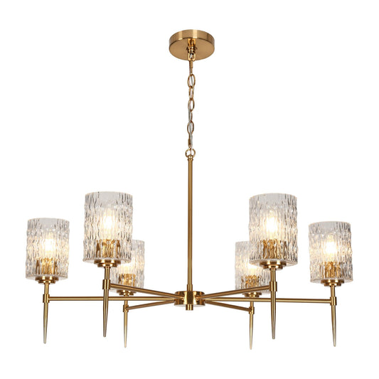 Everardgeon 6-Light Large Brass Chandelier