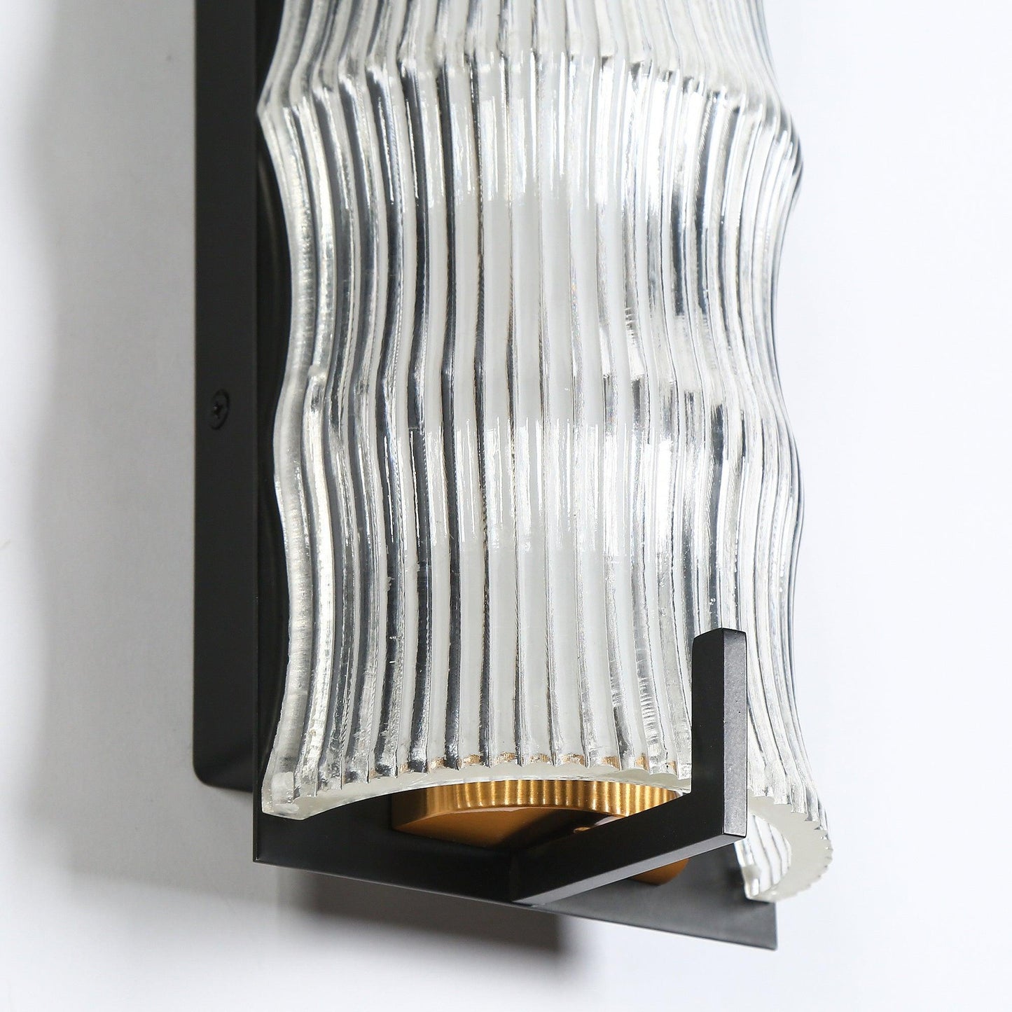 1-Light LED Gold Resin Wall Sconce - Belles Lighting