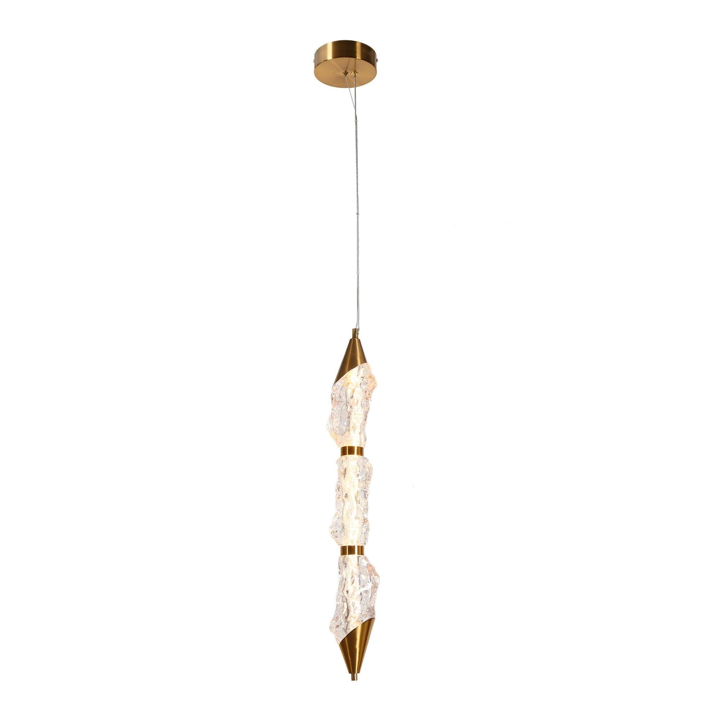 1-Light LED Resin Pendant Light - Belles Lighting