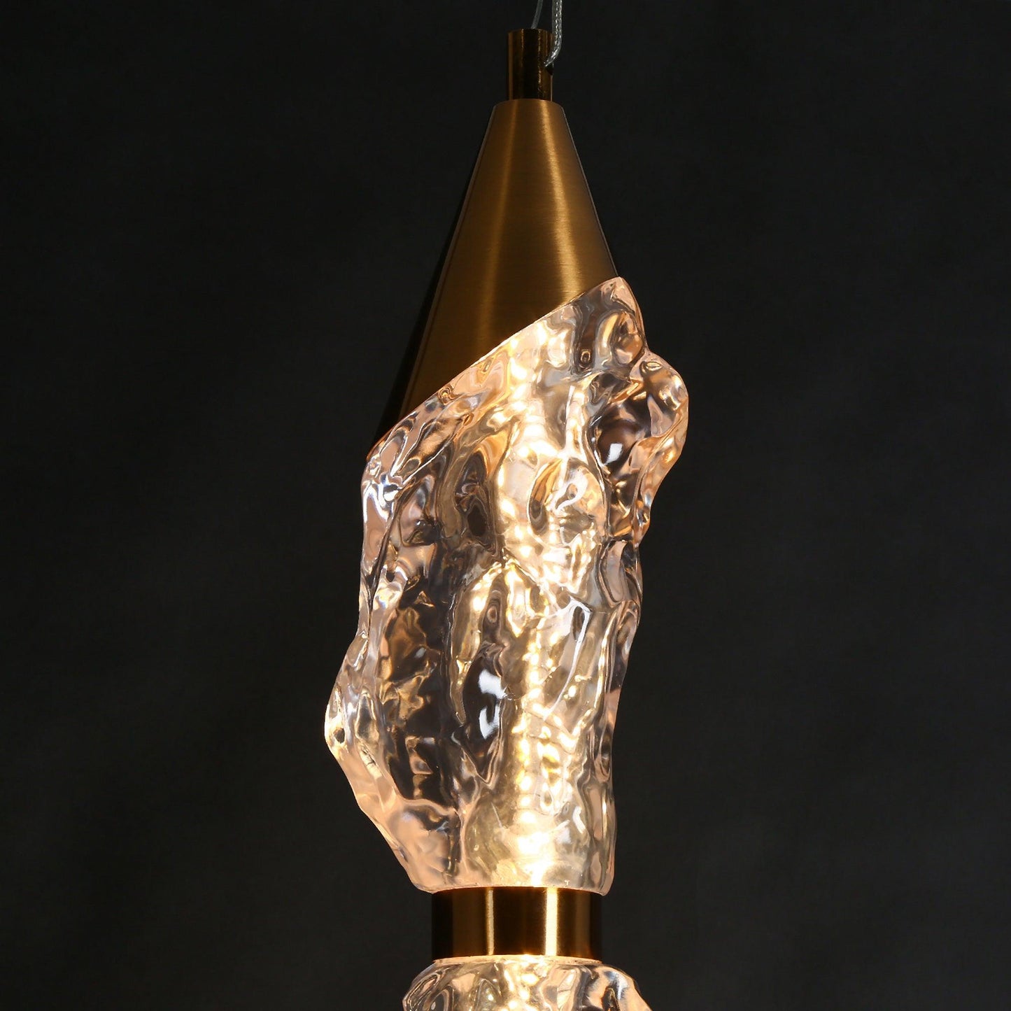 1-Light LED Resin Pendant Light - Belles Lighting