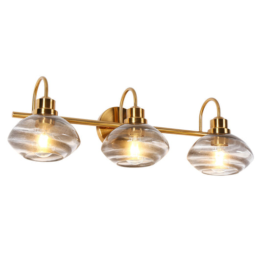 Isaakios 3-Light Gold Vanity Light