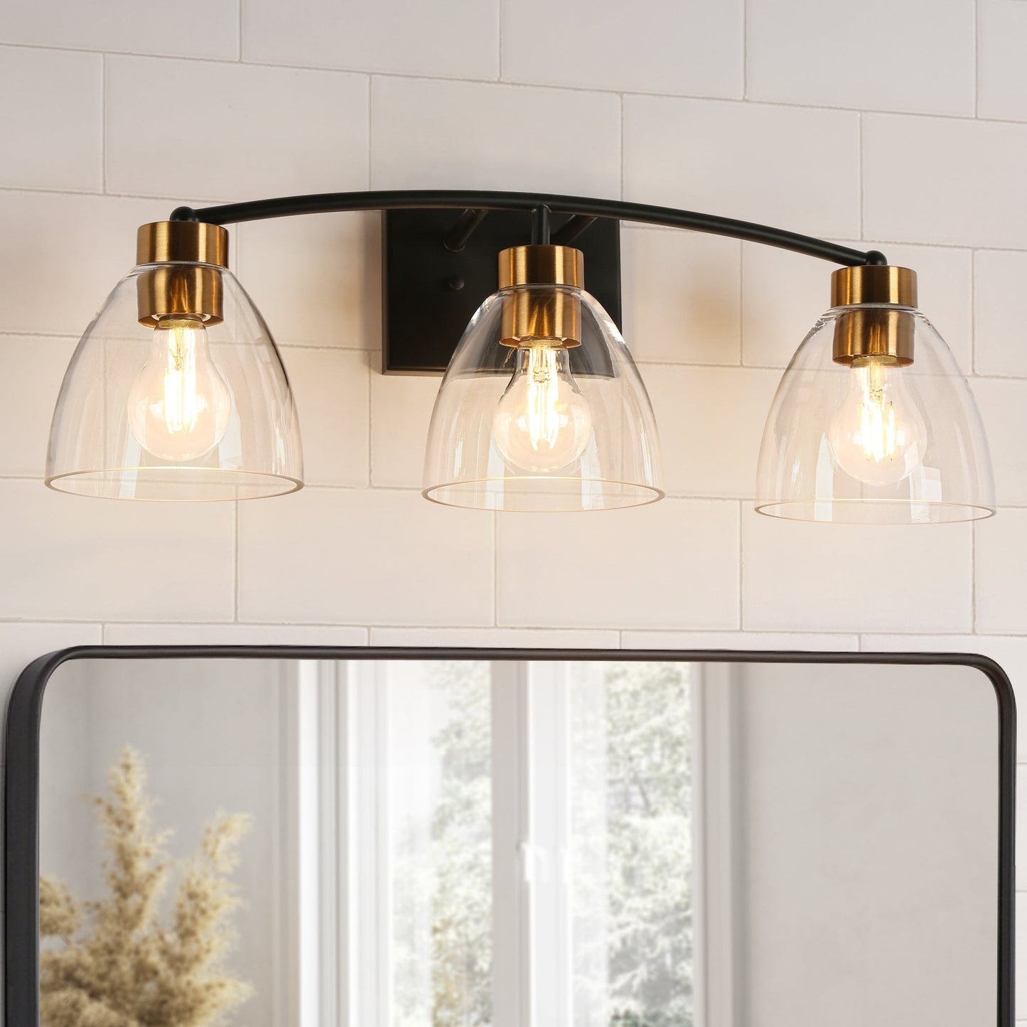 Jacqueling 3-Light White Vanity Light