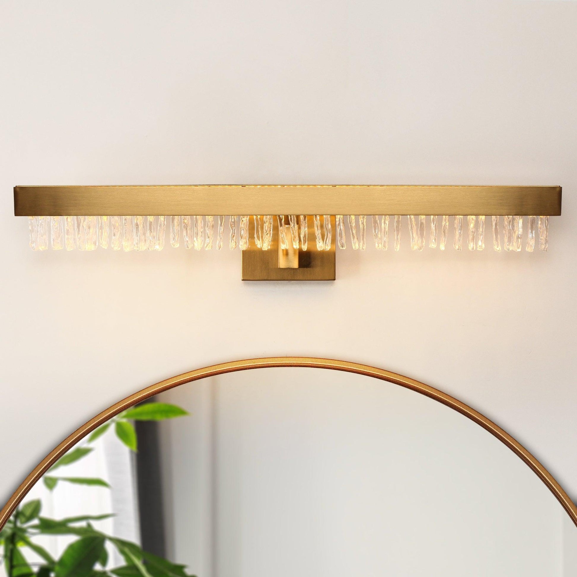 1-Light LED Gold Wall Sconce Lamp - Belles Lighting