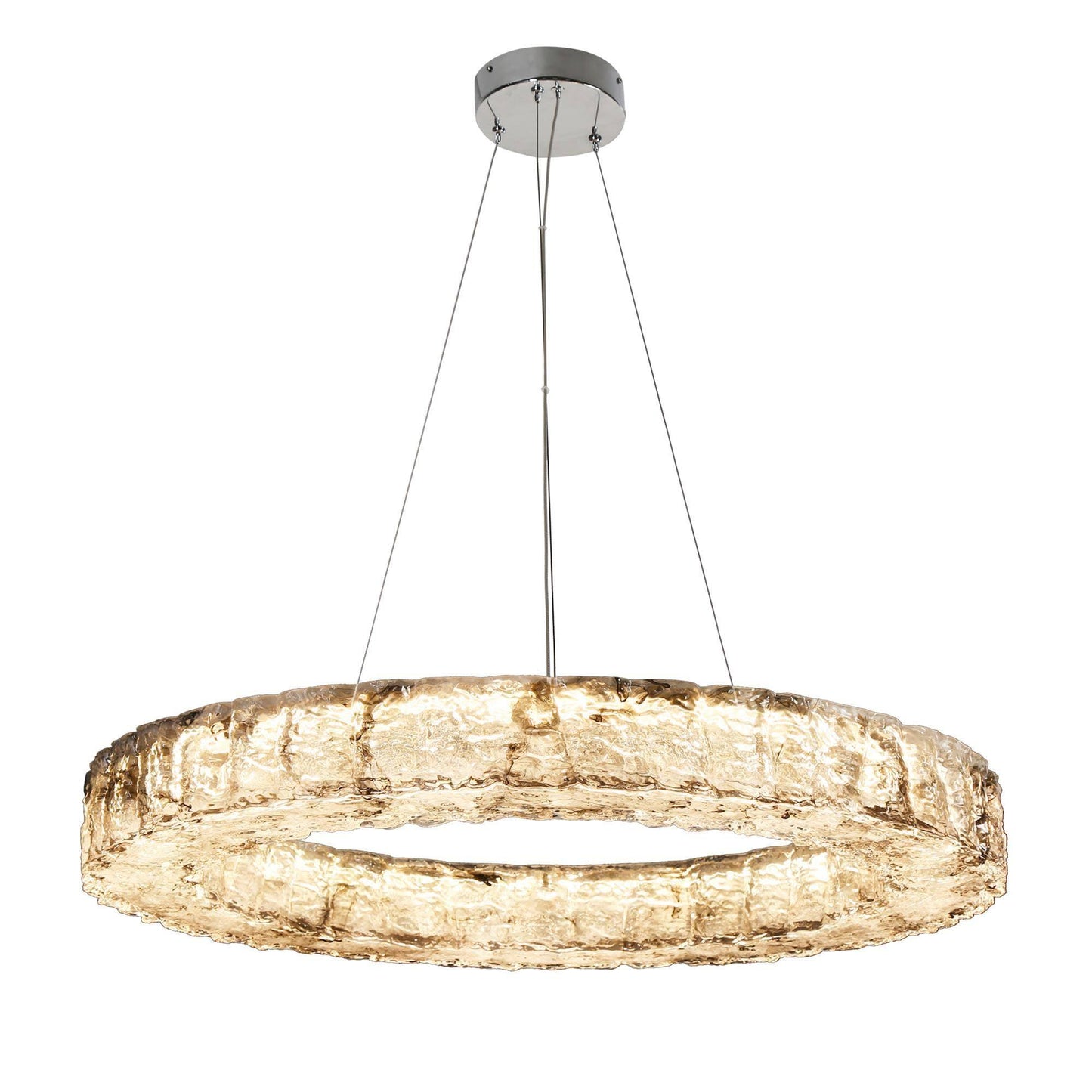 1-Light LED Ring Chandeliers - Belles Lighting