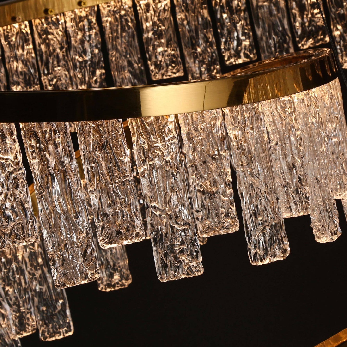 1-Light LED Brass Chandeliers - Belles Lighting